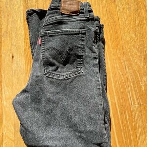 Rib cage black jeans